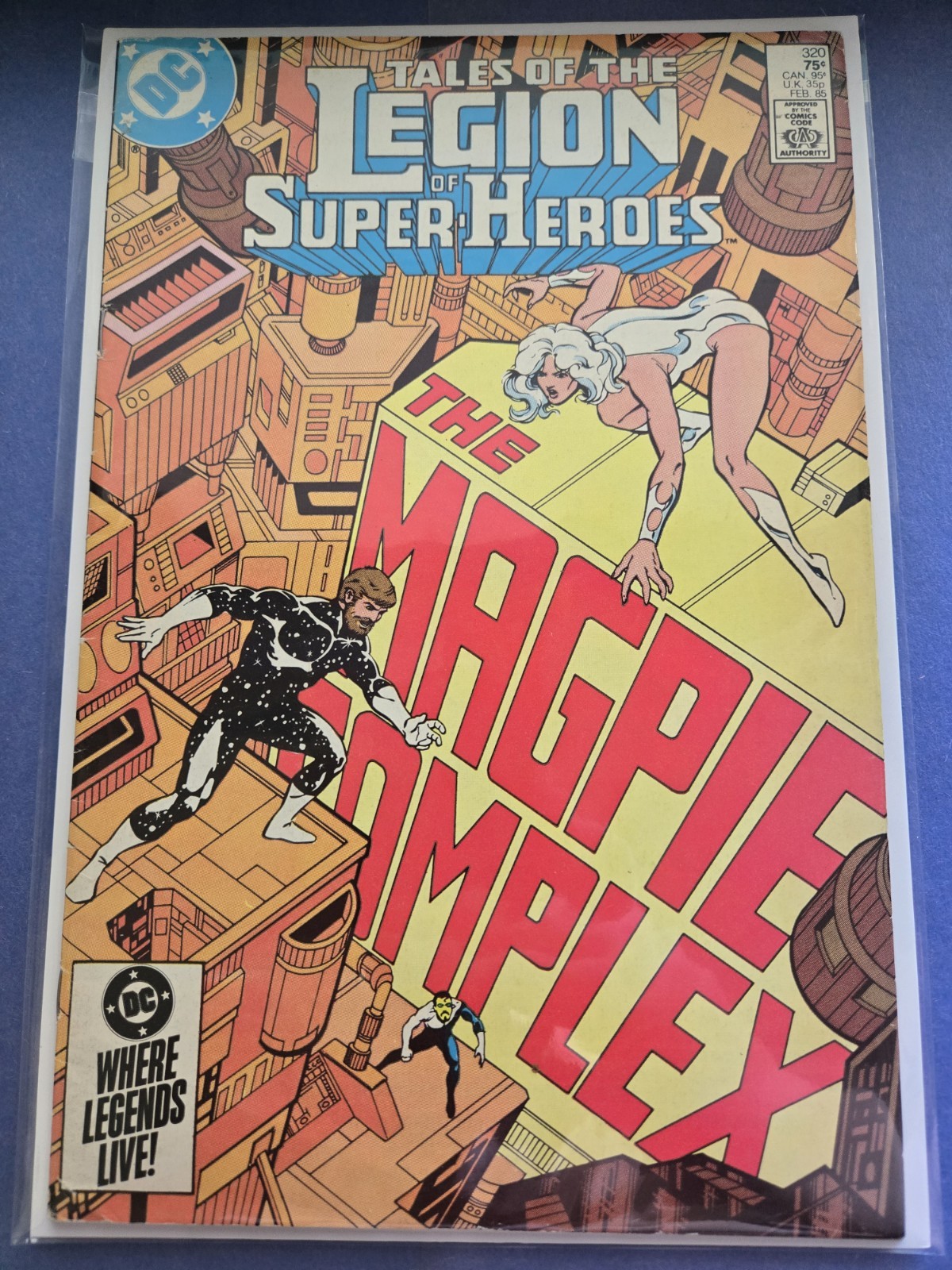 DC COMICS - LEGION OF SUPER-HEROES - VOLUME 2  - # 320 - FEB 1985 - COPPER AGE