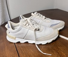 Sorel Women's Kinetic Breakthru Tech Lace Sneaker - White, Chalk - Size 8