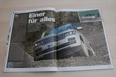 Auto Motor und Sport 07/2013 Range Rover TDV8 Voque mit 340PS im TEST auf 4 Seit