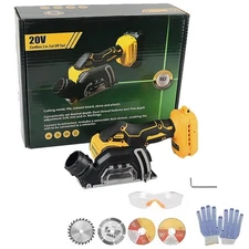 Mini Electric Circular Saw Cordless 3 inch Cut Off Tool for DeWalt Battery 20V