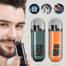 USB Electric Nose Ear Hair Trimmer Portable Mini Rechargeable Clipper