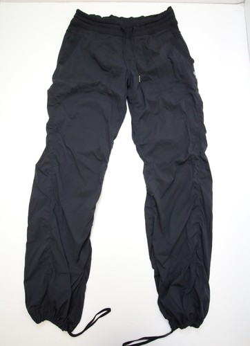 Lululemon Dance Studio Pants Womens 8 Black 32" Cinch Cuff Full Length