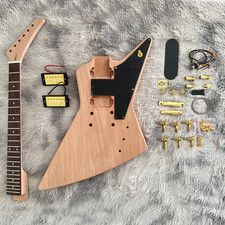 DIY Explorer Electric Guitar Kit Maple Neck