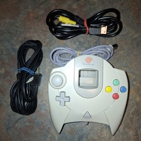 Sega Dreamcast Console &ndash; Tested &ndash; Includes Controller & All Cables &ndash; Works Great