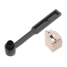 1 Set Durable Needle Brush for Record Player with Stylus Cleaner Assorted Colors