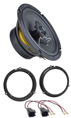 Ground Zero 2-Wege 120Watt 16,5cm Lautsprecher für Ford Fiesta Focus Ka Tür Fron