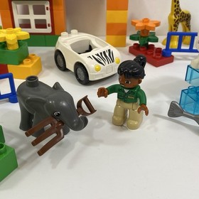 LEGO Duplo 6136 My First Zoo Animals Complete Giraffe Elephant Tiger Polar Bear