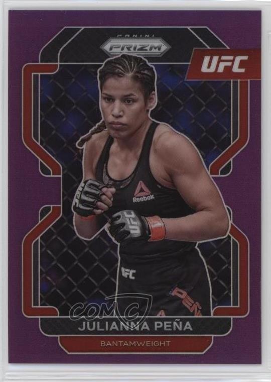2022 Panini Prizm UFC Purple Prizm 29/149 Julianna Pena #146 1o2