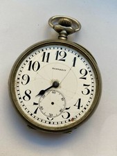 RARE VINTAGE POCKET WATCH BAHNZEIT DOXA BIG SIZE 56 MM CASE 1906 1905 FOR PARTS