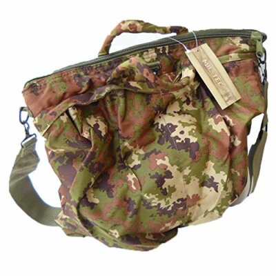 Sacca Porta Casco Pilota Esercito Vegetato Mil-Tec 13826042 48x43 Cm