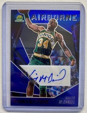 2020-21 Panini Chronicles Rookies & Stars Airborne Blue Auto XAVIER MCDANIEL /25