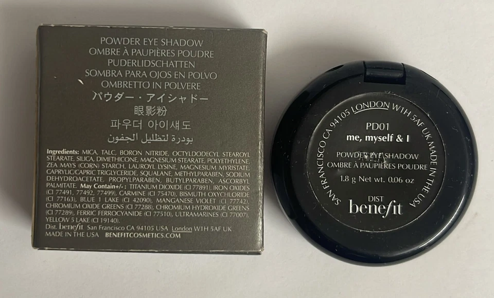 Sombra de ojos en polvo BENEFIT Me, Myself & I 1,8 g RARA Foto 2 de 2