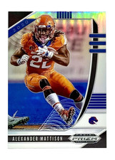 2020 Panini Prizm Draft Picks Silver #4 Alexander Mattison RC Minnesota Vikings