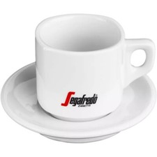 4x Segafredo Caffe Cappuccinotasse mit Unterteller 150ml