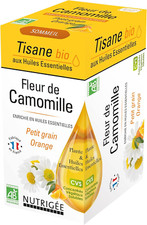 NUTRIGÈE - Tisane Fleur De Camomille Bio - Soulage L’Agitation Nerveuse & Les Tr