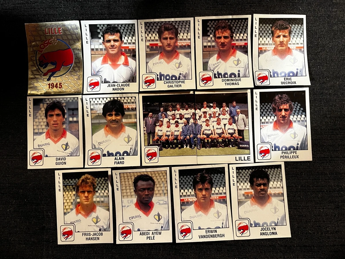 Lot 17 Stickers Panini Foot 1990 – Toulouse – Autocollants Origine Récup’