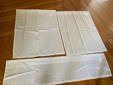 Main Stay White Tier Pair 56x36 & Valance 56 x 14 