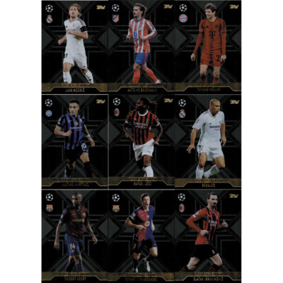 Match Attax Champions League 2024/25 EXTRA Alle 9 Black Edge Edition Karten