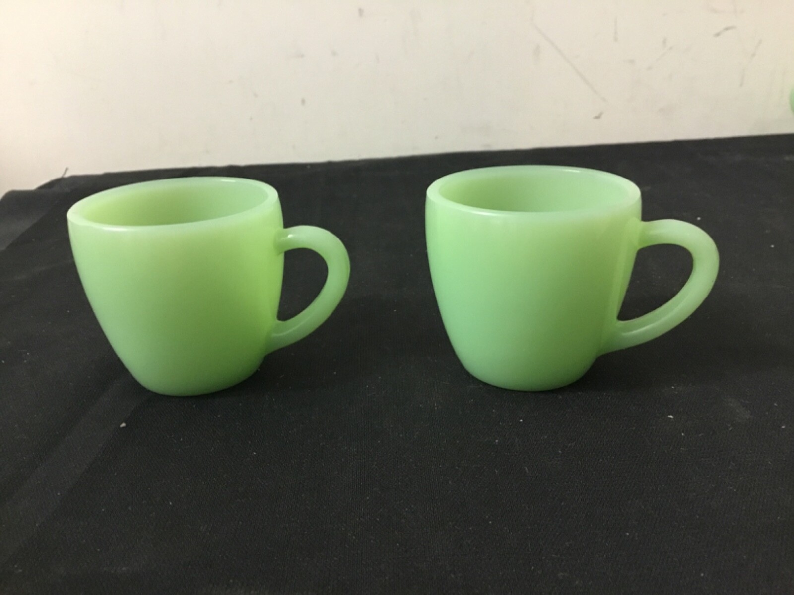 7pc Fire King Anchor Hocking Demitasse Childs Restaurant Ware Jadeite