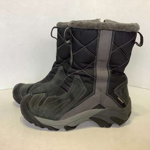 Women's Keen Betty Winter Insulated Boots 200 Gram Size 7.5 Black/Gray 9" Tall - Picture 6 of 12