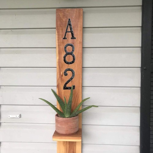 House Letter 5 Inch Cast Iron Address Letter Perfect for 5.5 Inch Numbers J - Picture 3 of 7