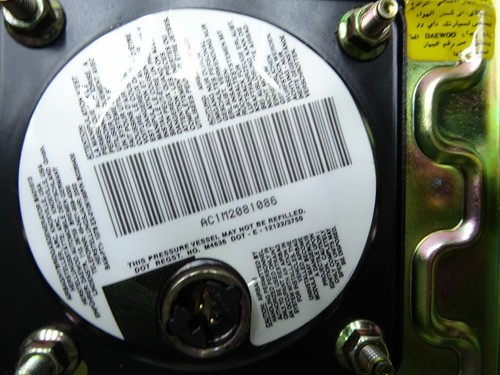 Original Daewoo Chevrolet Kalos Airbag Lenkrad 96534470N - Picture 5 of 12