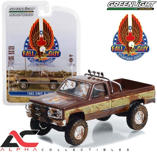 GREENLIGHT 44965F 1:64 (DIRTY) 1982 GMC K-2500 PICKUP TRUCK THE FALL GUY