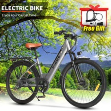 2025 E-Bike 26'' Electric Bike Adults 750W Motor City Bicycle Commuter Ebike USA