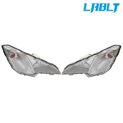 LABLT Front Fog Lights Lamps w/Black Cover Bezel For 2018-2022 Ford EcoSport - Picture 6 of 9