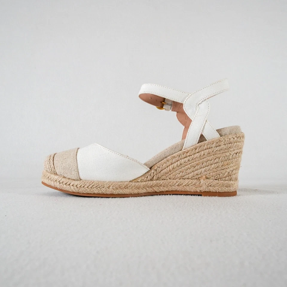 Alpargata para mujer Cole Haan Cloudfeel blanca cuña talla US 7B Foto 3 de 4