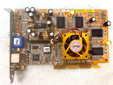ASUS V7700TIVX/32M GEFORCE2 GTS 32MB AGP VGA CARD VGA SVID COMP GOLD FAN MXB167