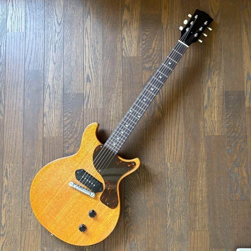 Handmade Les Paul Junior Double Cut Guitar Vintage Style