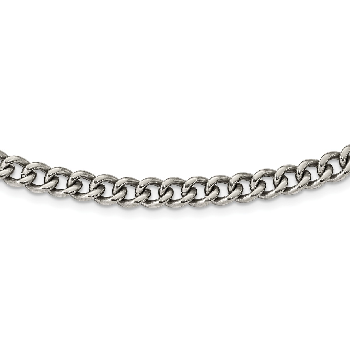 Lex & Lu Titanium Polished 7.5mm 22