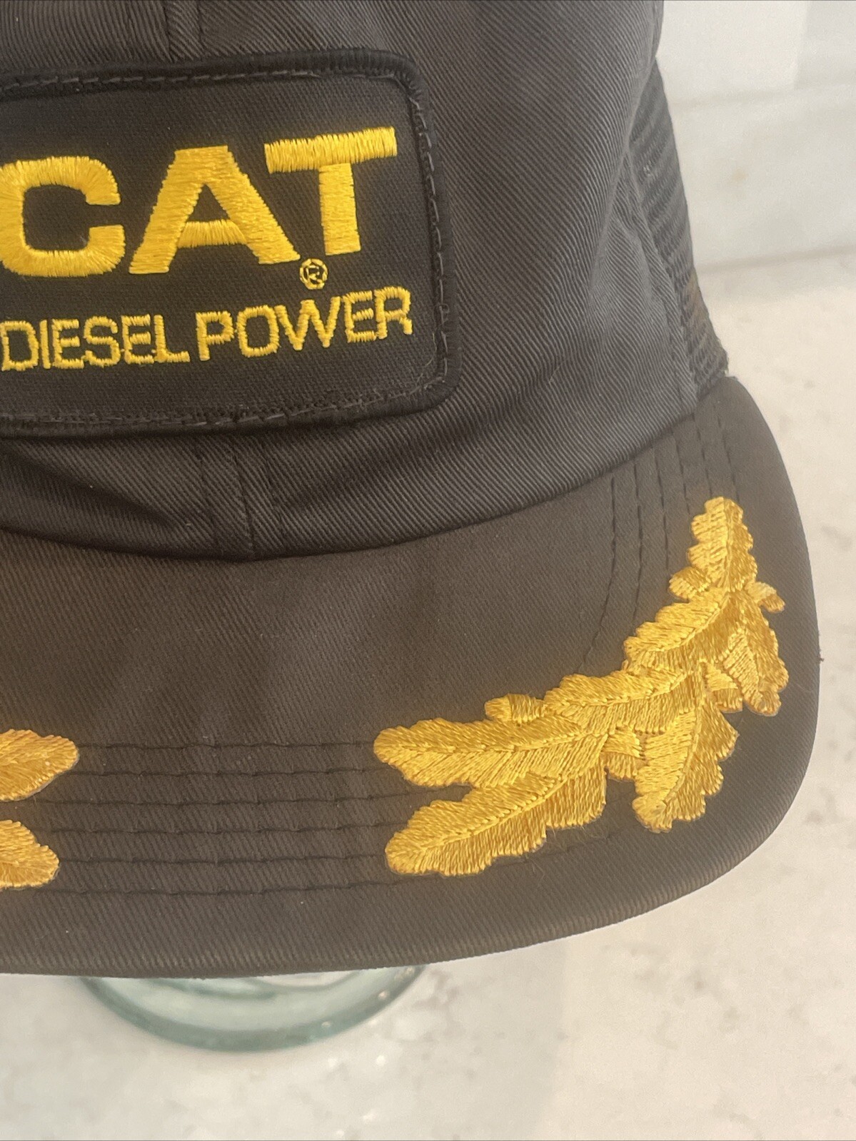 Vintage CAT Diesel Power Snapback Trucker Mesh Cap TO… - Gem