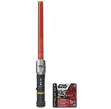 Star Wars Lightsaber Academy Level 1 Red Lightsaber, Light-Up Extendable Blade