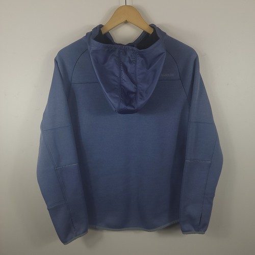 Under Armour Jacket Girl XL Blue Full Zip Hooded Thumbholes Pockets Athleisure - Picture 8 of 18