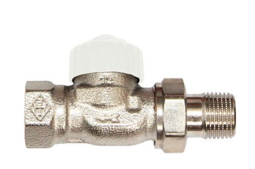 IMI Heimeier V-exact II 1/2" Thermostatventil Durchgang Winkeleck Axial Rücklauf - Bild 5 von 11