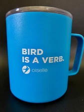 Bird Is A Verb Insulated Metal Coffee Cup Birds Connect Seattle Nature Preserve