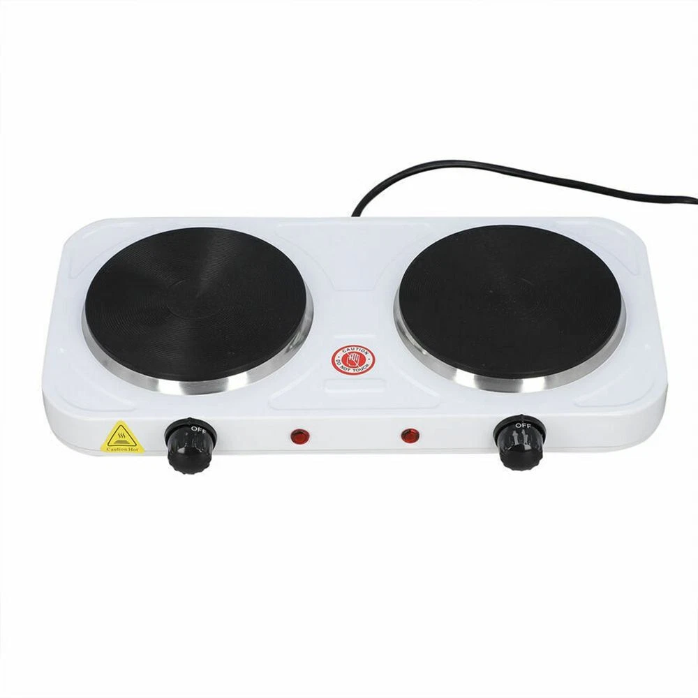 Kitchen Cooker Electric Hot Plate Stove Double Burner Hotplate Frying Pan |  eBay