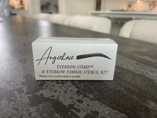Angiehaie Eyebrow Stamp & Eyebrow Promade Stencil Kit Blonde NEW