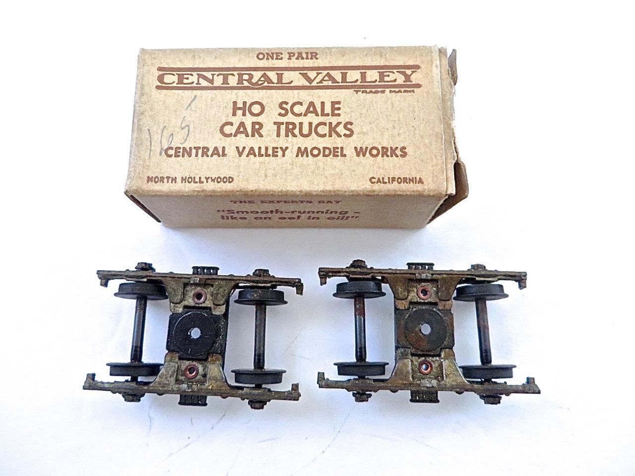 HO Gauge Central Valley Models T31 HO 4 Wheel Passenger Trucks eBay