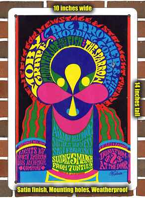 Metal Sign - 1967 Moby Grape in San Francisco- 10x14 inches