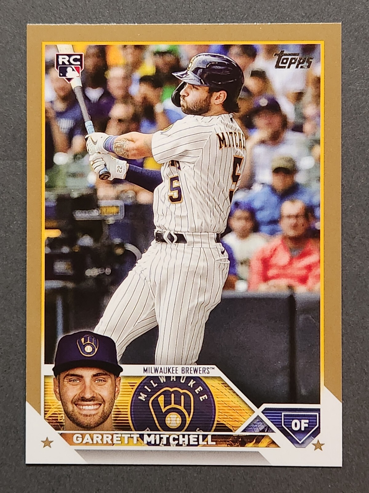 2023 Topps Baseball Series 2 #359 Garrett Mitchell Rookie Gold #1847/2023