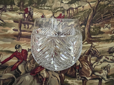 RARE RALPH LAUREN HERRINGBONE CRYSTAL ROLY POLY ROCKS GLASS CIRCLE SIGN 7 AVAIL