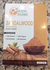 Herbs Botanica Sandalwood Powder for Face  Skin 3.5 oz exp: 07/2027