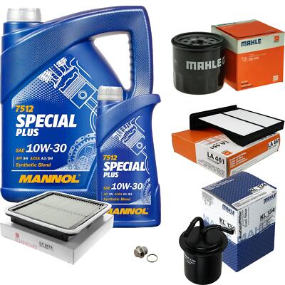MAHLE Inspektionspaket 6 L MANNOL Special Plus 10W-30 für Subaru Forester 2.5
