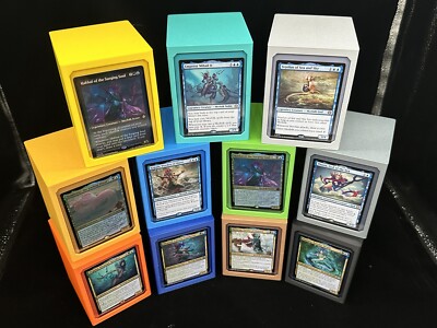 MTG Commander Deck Box with Front Card Slot - Multiple Size