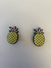 Pineapple Shoe Charm For Crocs Set Of 2 
