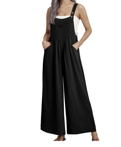 Wide Leg Jumpsuits for Women Casual Overalls Size M