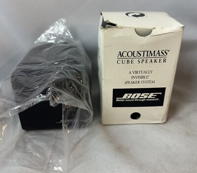 Bose Single Cube Speaker Acoustimass New Open Box